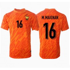 Frankrike Mike Maignan #16 Målvakt Bortatröja EM 2024 Korta ärmar